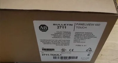 Buy Factory Sealed Allen Bradley 2711-T5A2L1 FRN 4.41 PanelView 550 Touchscreen • 2,386$