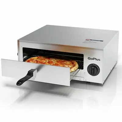 Buy Commercial Kitchen Countertop Pizza Oven Electric Stainless Steel Pan Timer Home • 117.99$