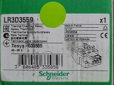 Buy Schneider Electric LR3D3559 48-65A TeSys Thermal Overload Relay • 30$