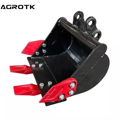 Buy Agrotk 200mm Narrow Bucket For Mini Excavator With Teeth Backhoe Attachments • 350.99$