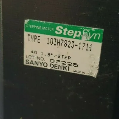 Buy SANYO DENKI 103h7823-1711 STEPPER MOTOR  (R5S3.3) • 44.15$