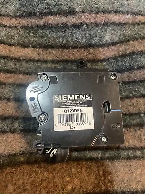 Buy Siemens Q120DFN Arc-Fault/Ground-Fault Dual Function Circuit Breaker • 44.49$
