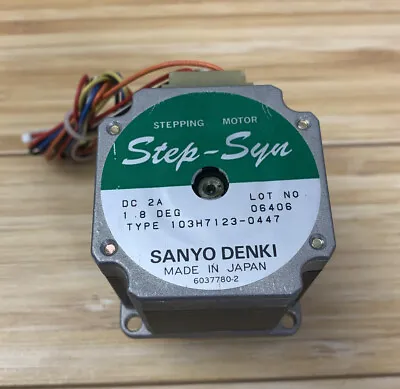 Buy Sanyo Denki 103H7123-0447 103H71230047 Step-Syn Stepping Motor (DC 24v 2A 56mm) • 50$