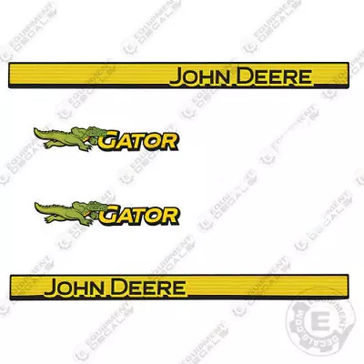 Buy Fits John Deere Gator Decal Kit Utility Vehicle Side Stripes - 7 YEAR 3M VINYL! • 64.95$