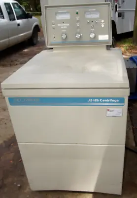 Buy BECKMAN  J2-HS Centrifuge, For Parts Or Repair, Cools, Won't Spin, Will Separate • 425$