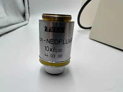 Buy Zeiss Plan-Neofluar 10x/0.30 0.17 Objective Lens From Zeiss Axioplan Microscope • 312.11$
