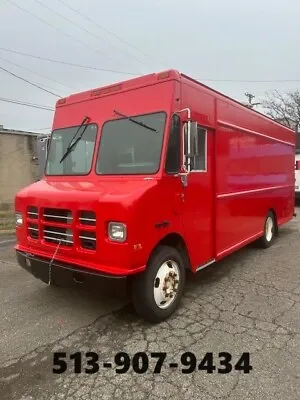 Buy Red Food Truck Step Van With PRO Kitchen - NSF Food Equipment • 22,000$