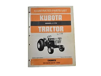 Buy Kubota Sub-Compact Tractor L175 Illustrated Parts List • 34.95$