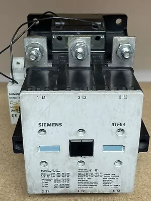 Buy Siemens 3TF54 Magnetic Contactor 250A 600V 3Ph 230V Control Coil.  • 330$