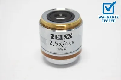 Buy  Zeiss EC Epiplan-NEOFLUAR 2.5x/0.06 DIC Microscope Objective Unit 2 422320-9900 • 895$
