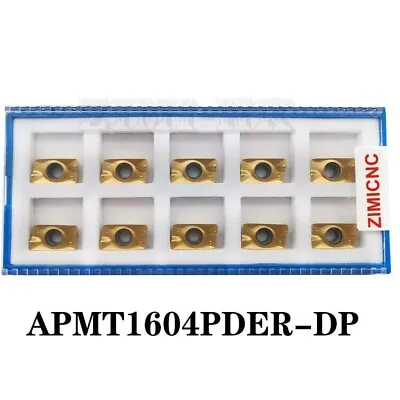 Buy APMT1604PDER-DP ZM20 R0.8 Indexable CNC Carbide Milling Insert For BAP400R • 13.95$