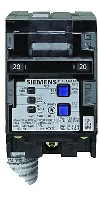 Buy Siemens Q220AFC Combination Arc Fault Circuit Breaker • 129$