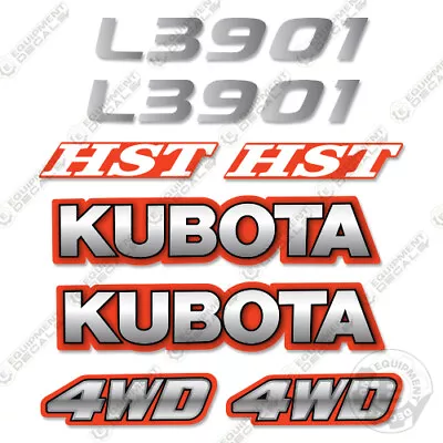 Buy Fits Kubota L3901 Decal Kit Tractor Decals  - 3M VINYL Aftermarket Sticker Set! • 64.95$