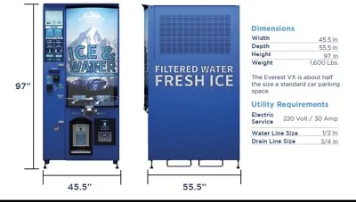 Buy Everest Ice Vending Machine • 40,000$