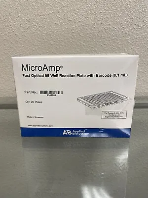 Buy Applied Biosystems MicroAmp Fast Optical 96-Well Reaction Plate, 0.1 ML • 65.95$