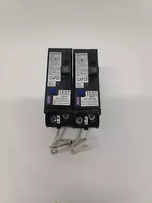 Buy (2x) Siemens QA115AFC 15 A Plug-On Combination AFCI Breaker - Black • 49.99$