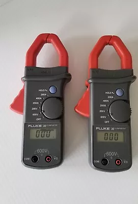 Buy Pair Of Fluke 30 AC Clamp Meters - Untested - Parts Or Repair • 41.53$