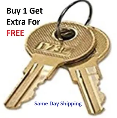 Buy 2 Meridian Or Herman Miller File Cabinet Keys M001 To M165 Office Furniture Key • 19.99$