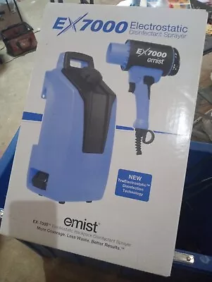 Buy EMist EX‑7000, Backpack Electrostatic Sprayer 1 Gallon Blue/Black With The Box • 75$