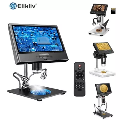 Buy Elikliv Digital Microscope Camera PCB Soldering Coin Microscope For Adults Kids • 19.99$