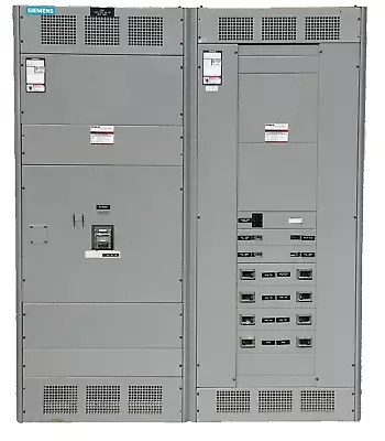 Buy Siemens 1600a Nema1 Switchboard 208/120 3p4w / 1600a Main Breaker+distribution. • 29,998$
