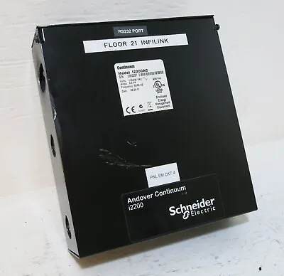 Buy Schneider Electric I2200AC Andover Continuum Infinet II Infilink 200 I2200-ac I2 • 350$