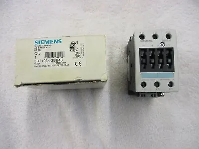 Buy NIB Siemens SIRIUS Contactor  24VDC      3RT1034-3BB40 • 399$