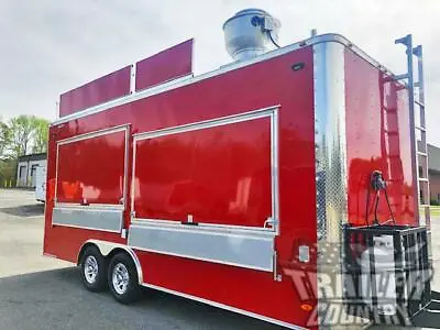 Buy New 2022 8.5x20 Enclosed Mobile Concession Kitchen Food Vending Trailer Marquee • 42,395$