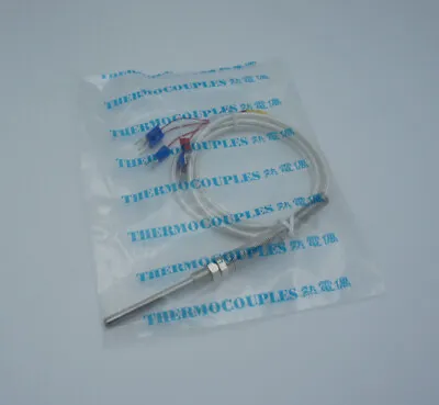 Buy RTD PT100 Temperature Sensor DUPLEX Three-Wire Stainless Steel Probe • 19$