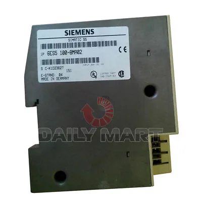 Buy NEW Siemens 6ES5 100-8MA02 S5-100U CPU Module Processor Unit 24VDC • 290.94$
