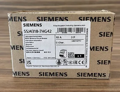 Buy NEW Siemens 5SJ4318-7HG42 • 30$