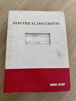 Buy Mori Seiki Electrical Documents Incl Schematic For CL 200B/500 OEM Rare • 85$
