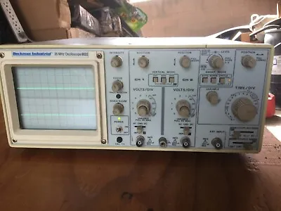 Buy Used BECKMAN INDUSTRIAL 20 MHZ OSCILLOSCOPE 9022....Sout Gate Ca 90280 Pick Up • 60$