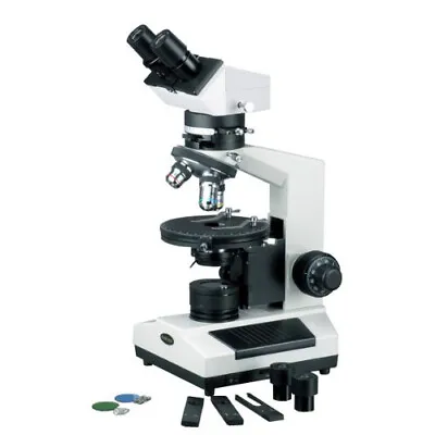 Buy AmScope 40X-800X Binocular Polarizing Microscope • 877.19$