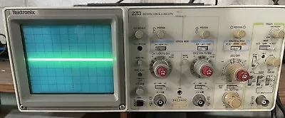 Buy Tektronix 2213A 60Mhz Oscilloscope-Powers On-Sold As Is-C41 • 125$