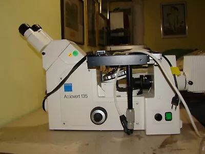 Buy Zeiss Axiovert 135 Inverted Fluorescence Phase Contrast Microscope-untested • 550$