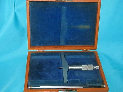 Buy Vintage In Original Wood Box Brown & And Sharpe Micrometer #608 Kingston, Ri Usa • 59.99$