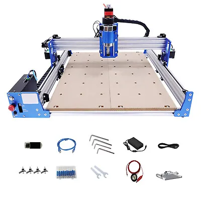 Buy Industrial 3-Axis 4040 Wood Carving Milling CNC Router Engraver Cutting Machine • 394.25$