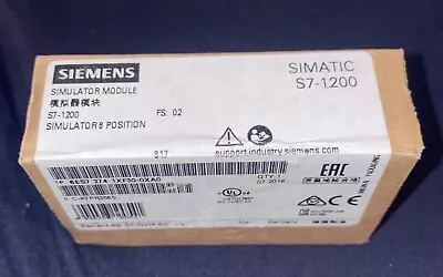 Buy New Siemens 6ES7274-1XF30-0XA0 6ES72741XF300XA0 S7-1200 Simulator Module • 95$