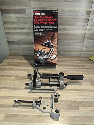 Buy Craftsman Drill Press Vise # 9-51881 Quick Release 4 Position Bench - Light Use  • 49.99$