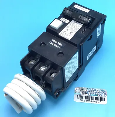 Buy New Circuit Breaker Siemens QF230 QF230A 30 Amp 2 Pole 120/240V Self Test GFCI   • 74.99$