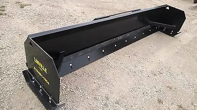 Buy LINVILLE  8' Low Profile SNOW PUSHER Box Skid Steer Bobcat Plow  AMERICAN MADE • 1,400$