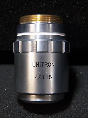 Buy Unitron Epi-PL M100/0.90 Microscope Objective Lens • 49.99$