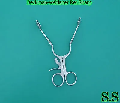 Buy BECKMAN-Weitlaner Retractor 6  3x4 SHARP Hinged Blade • 23$
