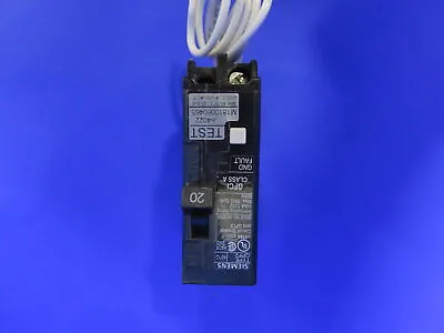 Buy Siemens Mini Circuit Breaker Qf120an 20a 120v 1p 10ka Gfci Type Qpf2 1year Warra • 59.99$