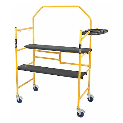 Buy MetalTech Jobsite Series Portable 4 Foot Mobile Scaffolding With Locking Wheels • 129$