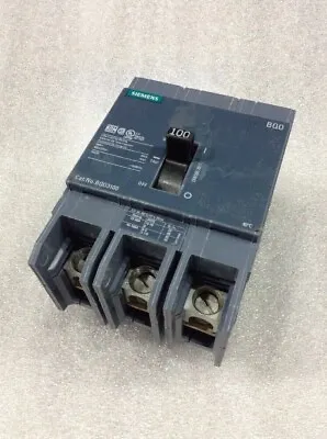 Buy Bqd3100 Siemens Circuit Breaker Bolt-on 3 Pole 100 Amp 480y/277 Vac • 185$