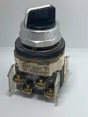 Buy Allen Bradley 800t-j2ka1b Selector Switch 3-position Maintained 2nc/2no Ser T • 34.99$