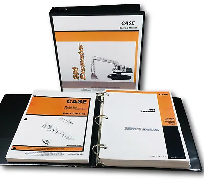 Buy Case 980 Excavator Track Hoe Service Manual Parts Catalog Technical Shop Repair • 86.97$