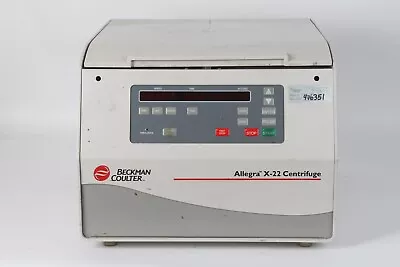 Buy Beckman Coulter Allegra X-22 Centrifuge, 4200 RPM 392184 - AS IS • 1,000$